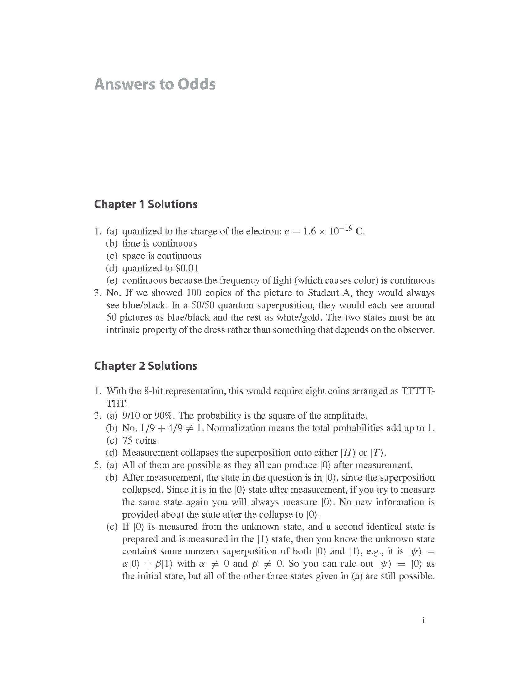 Answers, page 1